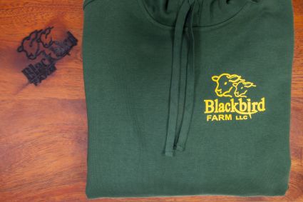 Hooded Pullover Sweatshirt, Forest Green