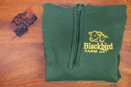 Hooded Pullover Sweatshirt, Forest Green