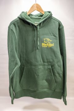 Hooded Pullover Sweatshirt, Forest Green